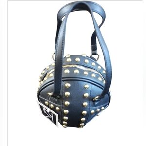 Black Studded Handbag